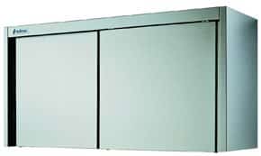 Armário de Parede em Aço Inox 1000x400x600mm com Portas de Correr