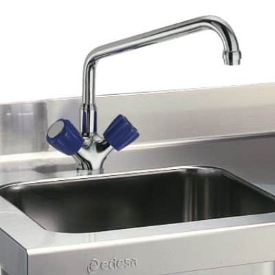 Mesa de Trabalho em Inox com Cuba 1600x600x850 mm