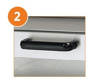 Salamandra Elétrica 6kW com Teto Móvel, 2 Zonas, 800x450mm