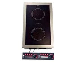Placa de Indução Encastrável 7000W, Controlo Rotativo