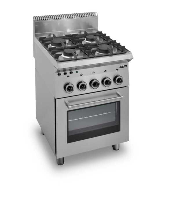 Fogão a Gás 4 Queimadores com Forno Série Smart 650