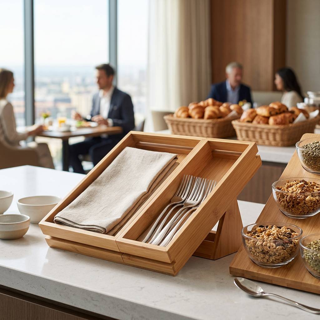 Conjunto de Bandeja e Suporte para Buffet Natura™ Médio