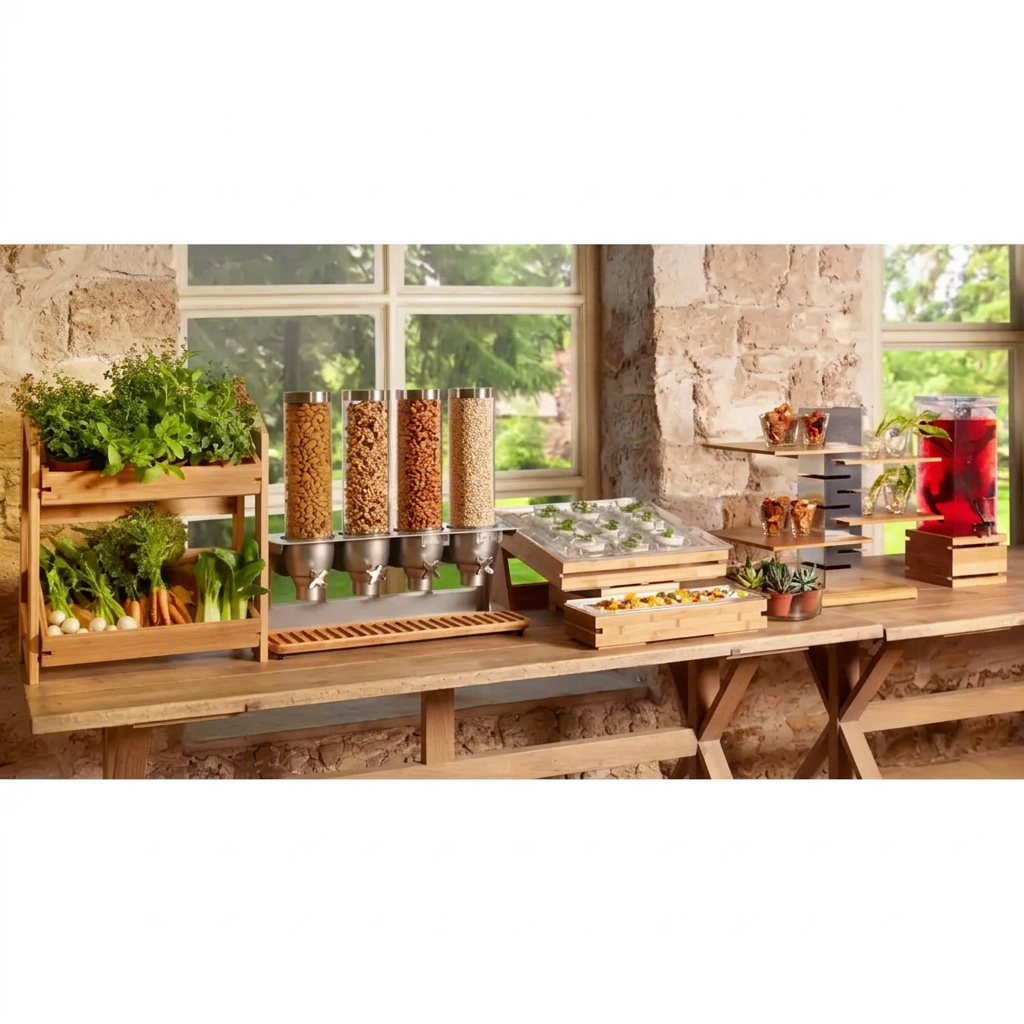Suporte de Pão em Bambu Natura™ para Buffet HORECA 53.59x34.29cm