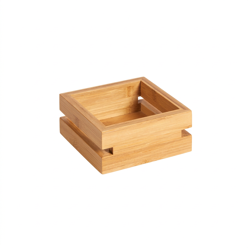 Bandeja para Buffet Natura™, Bambu, 16.51 x 16.51 cm