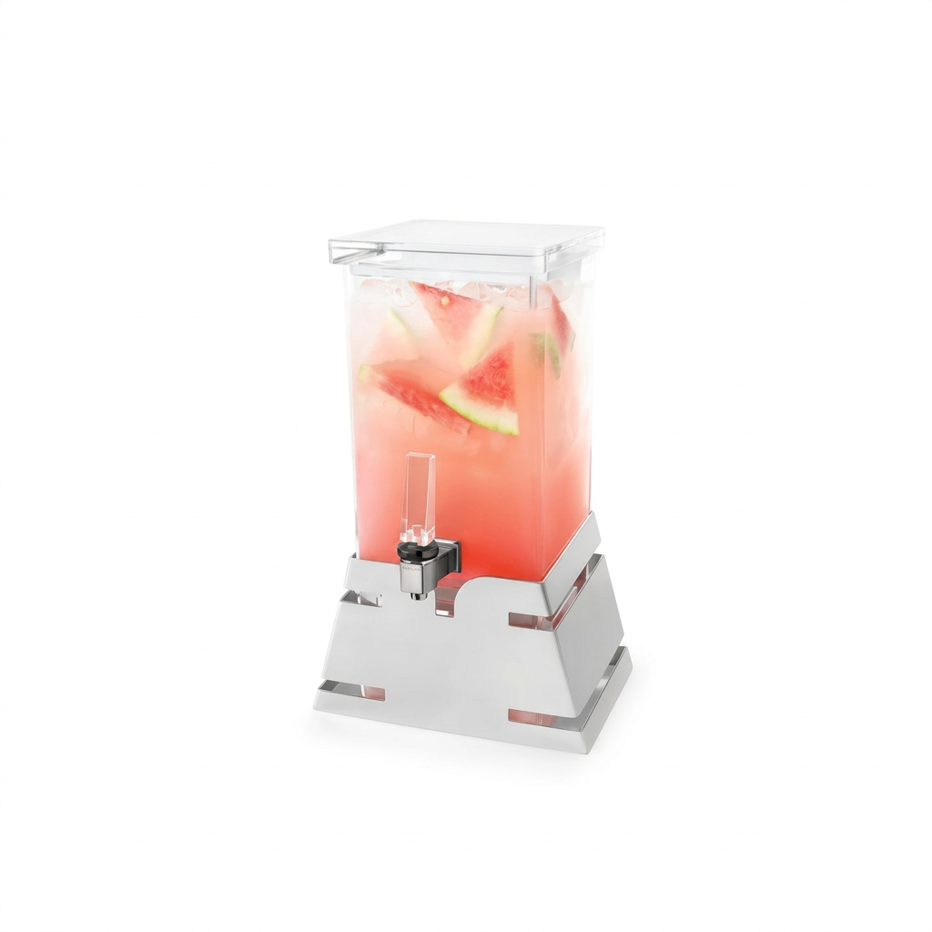 Dispensador de Bebidas 3.8 L com Base Piramidal Inox