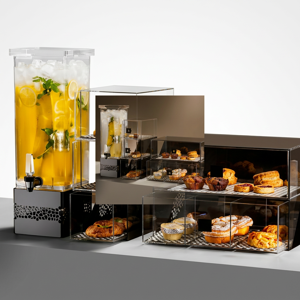 Dispensador de Bebidas para Buffet 7.6 L com Base Preta Fosca