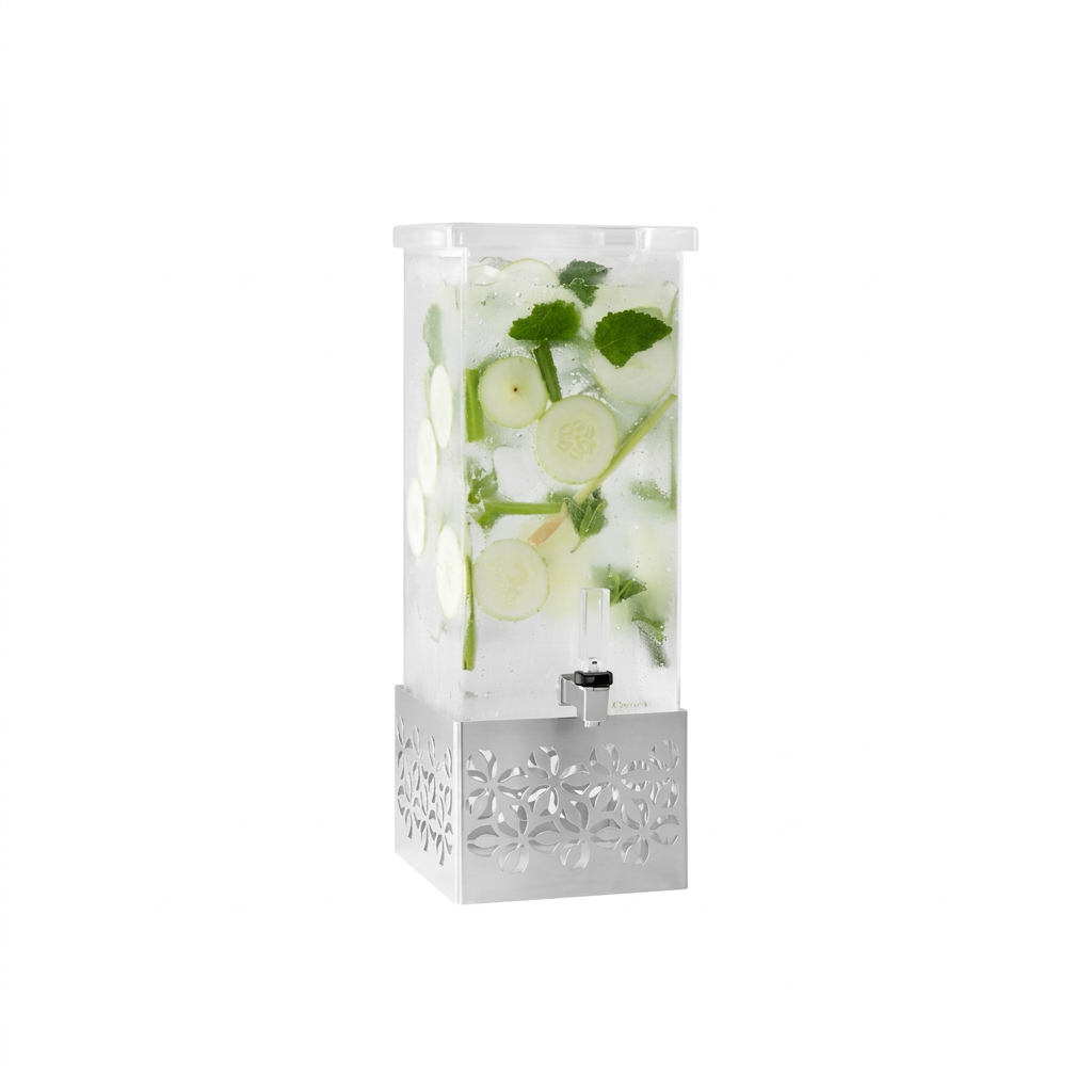 Dispensador de Bebidas Retangular 15.1L com Torneira No-Contact