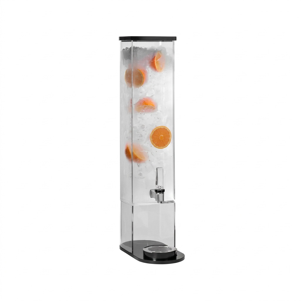 Dispensador de Bebidas Allure 11,4L, Base Preta e Bandeja de Gotas