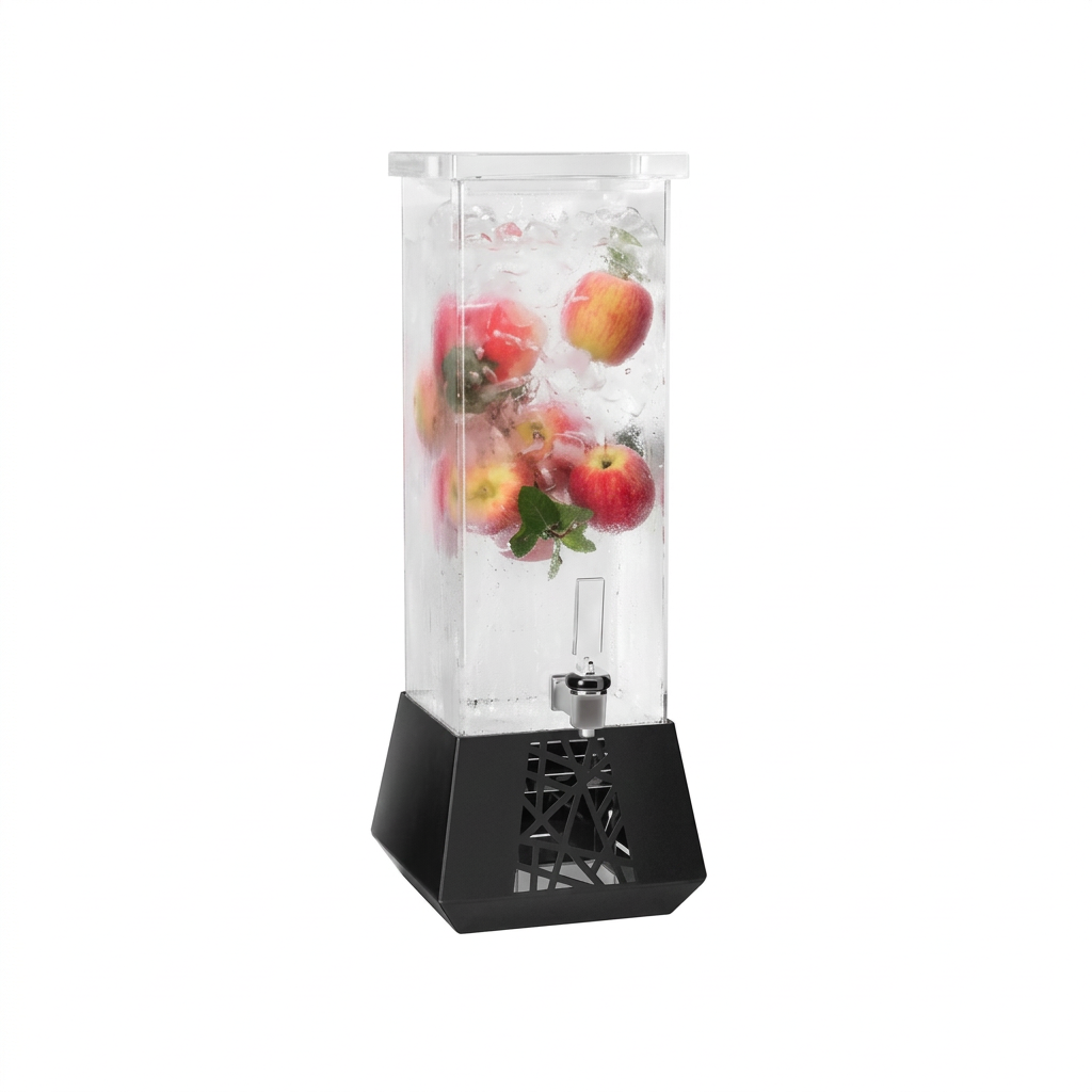 Dispensador de Bebidas GEO 7,6L com Base de Metal Preta