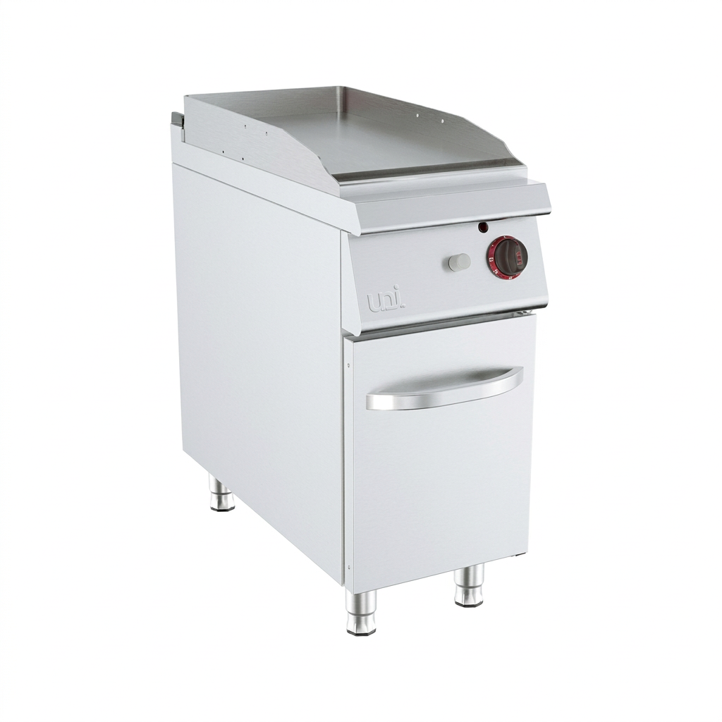 Fry-top a Gás Linha 900 Liso Cromoduro com Armário Inferior