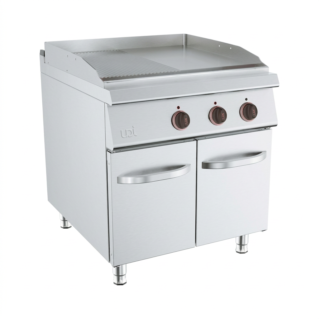 Fry-top Elétrico Duplo Misto Linha 900, 800x900mm