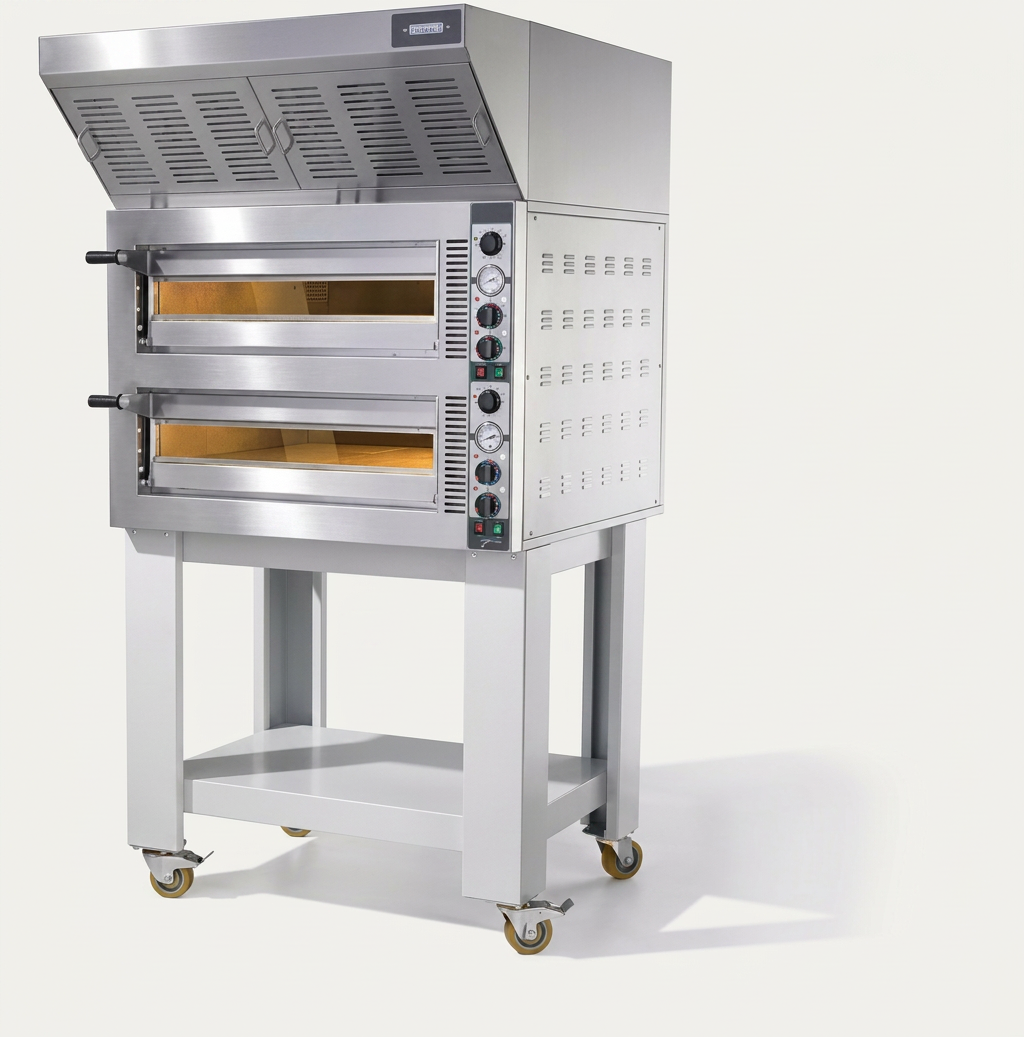 Forno Pizza Elétrico Analógico 6+6 Pizzas 35cm 15.6kW