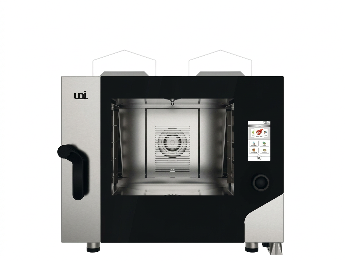 Forno a Gás de Vapor Direto Touch 4x GN1/1-40x60, 500 Receitas