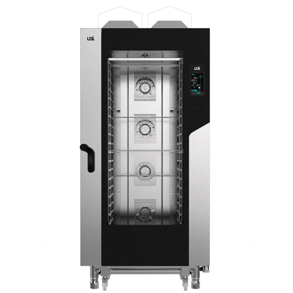 Forno Combinado a Gás Digital 20x GN 1/1 - Programável