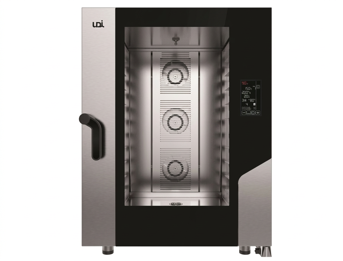 Forno Combinado Elétrico 10x GN1/1 VAP Direto 30-270ºC