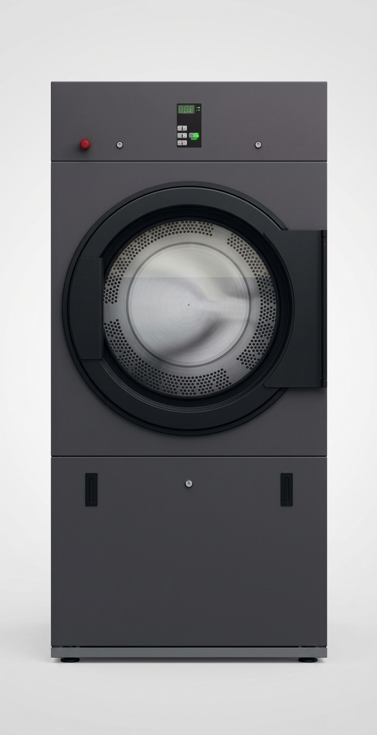 Secador de Roupa Industrial 10kg Elétrico 400V Tambor Inox 190L
