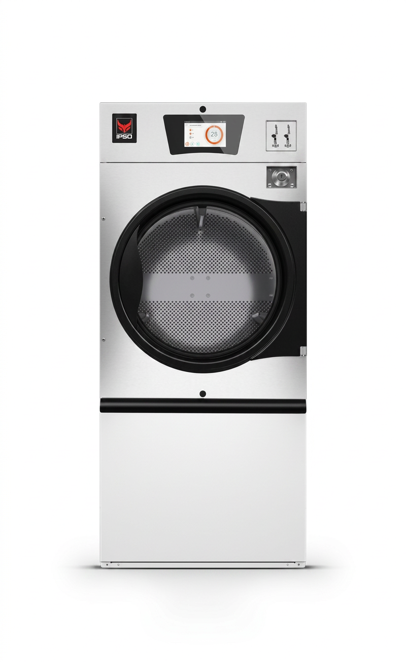 Secador de Roupa Industrial Elétrico 25kg, Painel Evolis