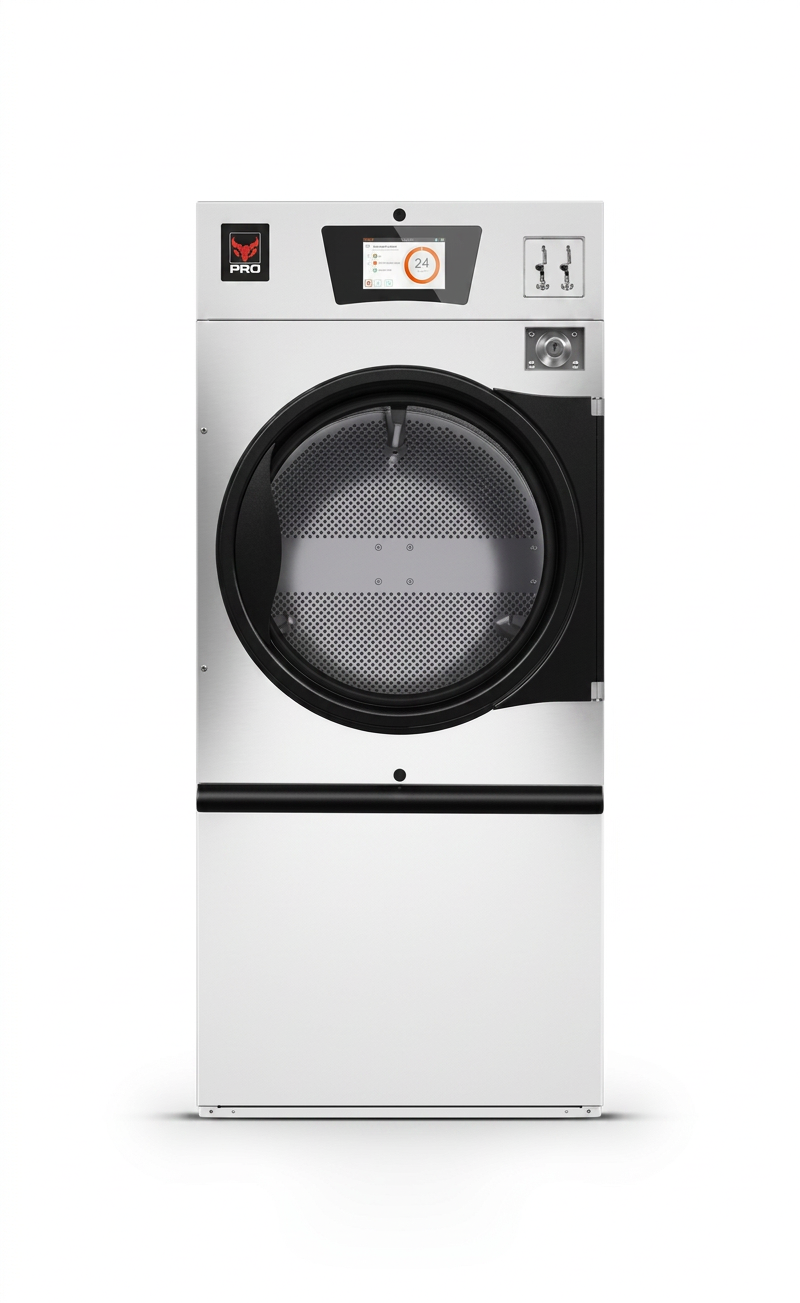 Secador de Roupa Industrial Elétrico 25kg, Painel Evolis