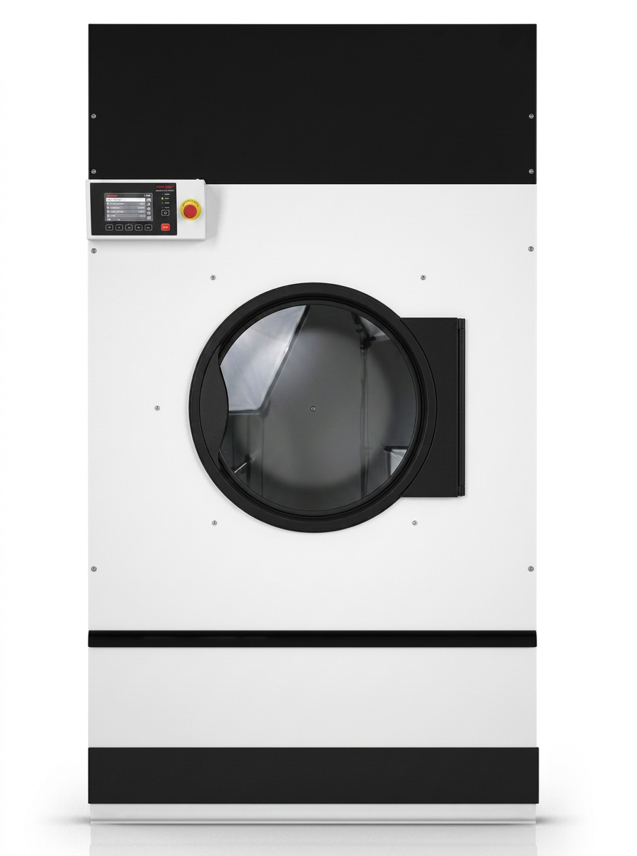 Secador de Roupa Industrial a Gás 83 kg Tambor Inox Reversível