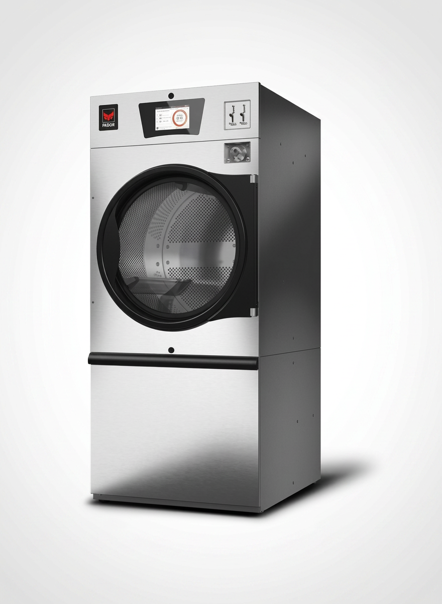 Secador de Roupa Industrial Elétrico 25kg, Painel Evolis