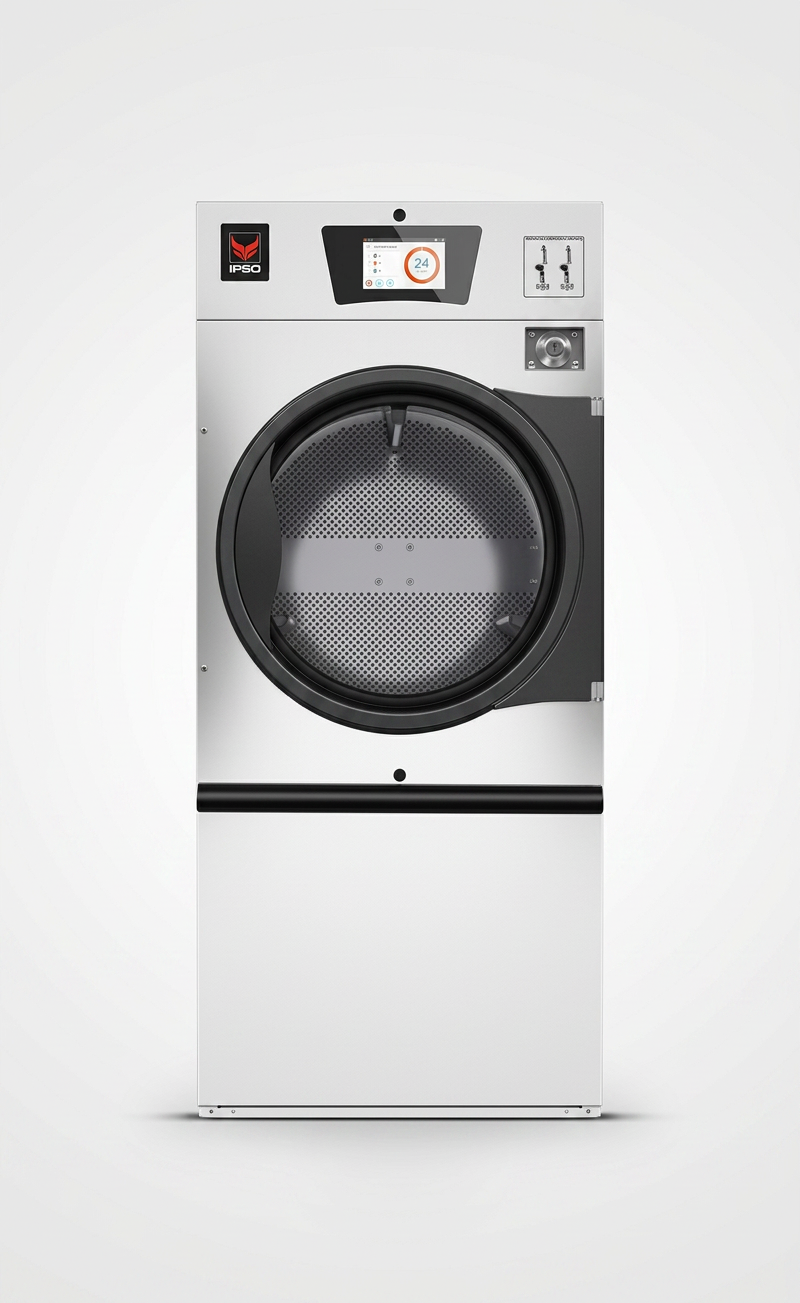 Secador de Roupa Industrial a Gás 14kg EVOLIS Inox Reversível