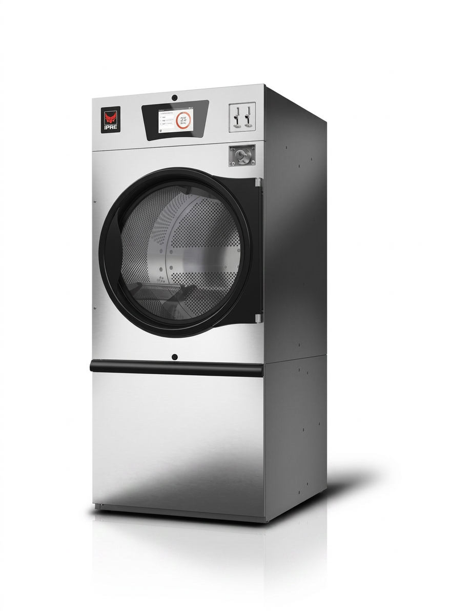 Secador de Roupa Industrial a Gás 14kg EVOLIS Inox Reversível