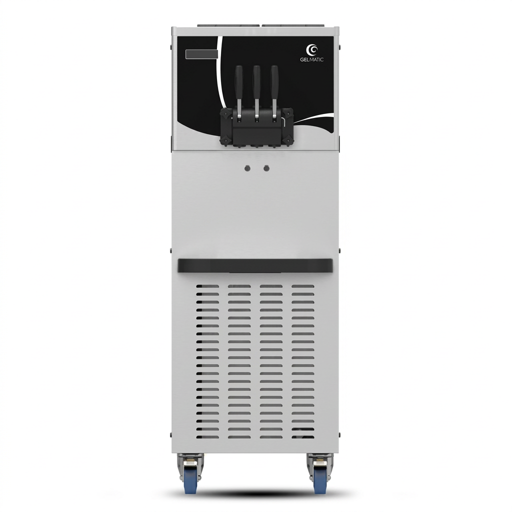 Máquina de Gelados Soft Gravidade 12+12L 400V 3 Saídas