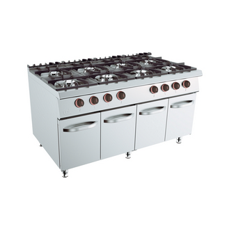 Fogão Industrial a Gás Linha 700 c/ 8 Queimadores - 1600 mm