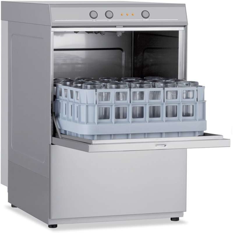 Máquina de Lavar Copos Industrial 39x39cm em Aço Inox