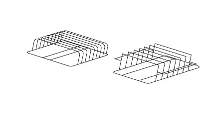 Suporte de Tabuleiros Inox 500x500x160mm para Lavagem