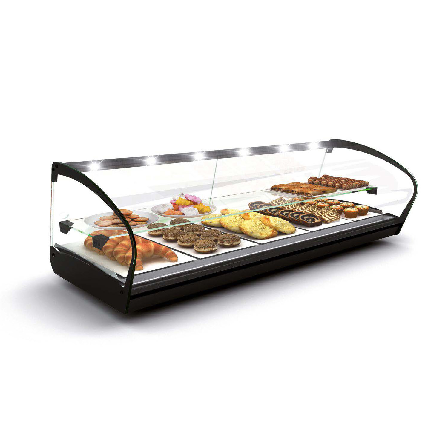 Vitrine Expositora Aquecida de Bancada 840 mm