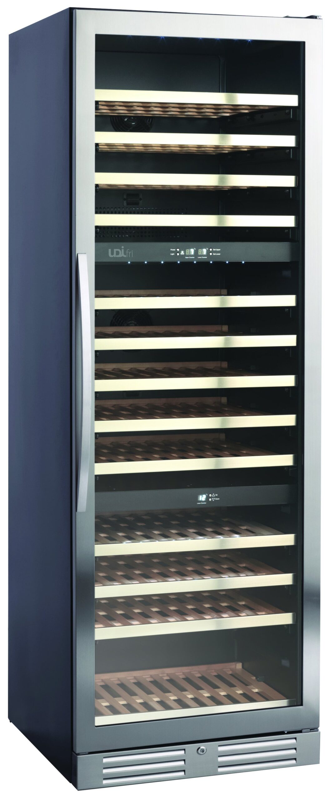 Garrafeira Profissional 404L com 3 Zonas de Temperatura Independentes