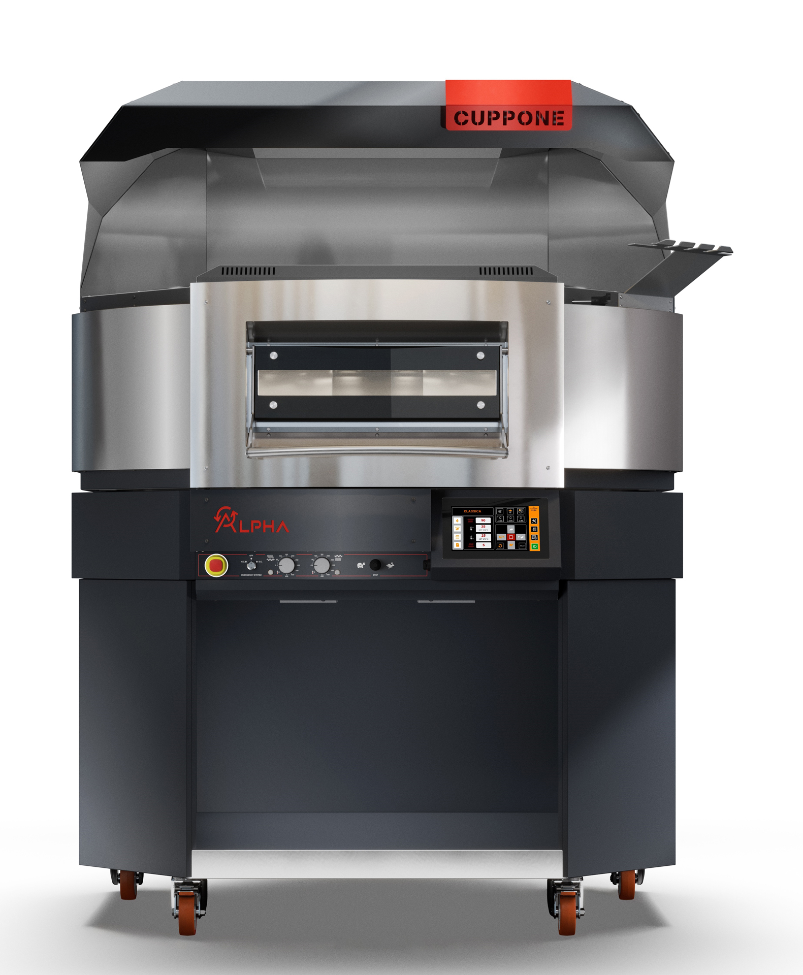 Forno Pizza Elétrico Rotativo Touch Screen 8 Pizzas (300mm)