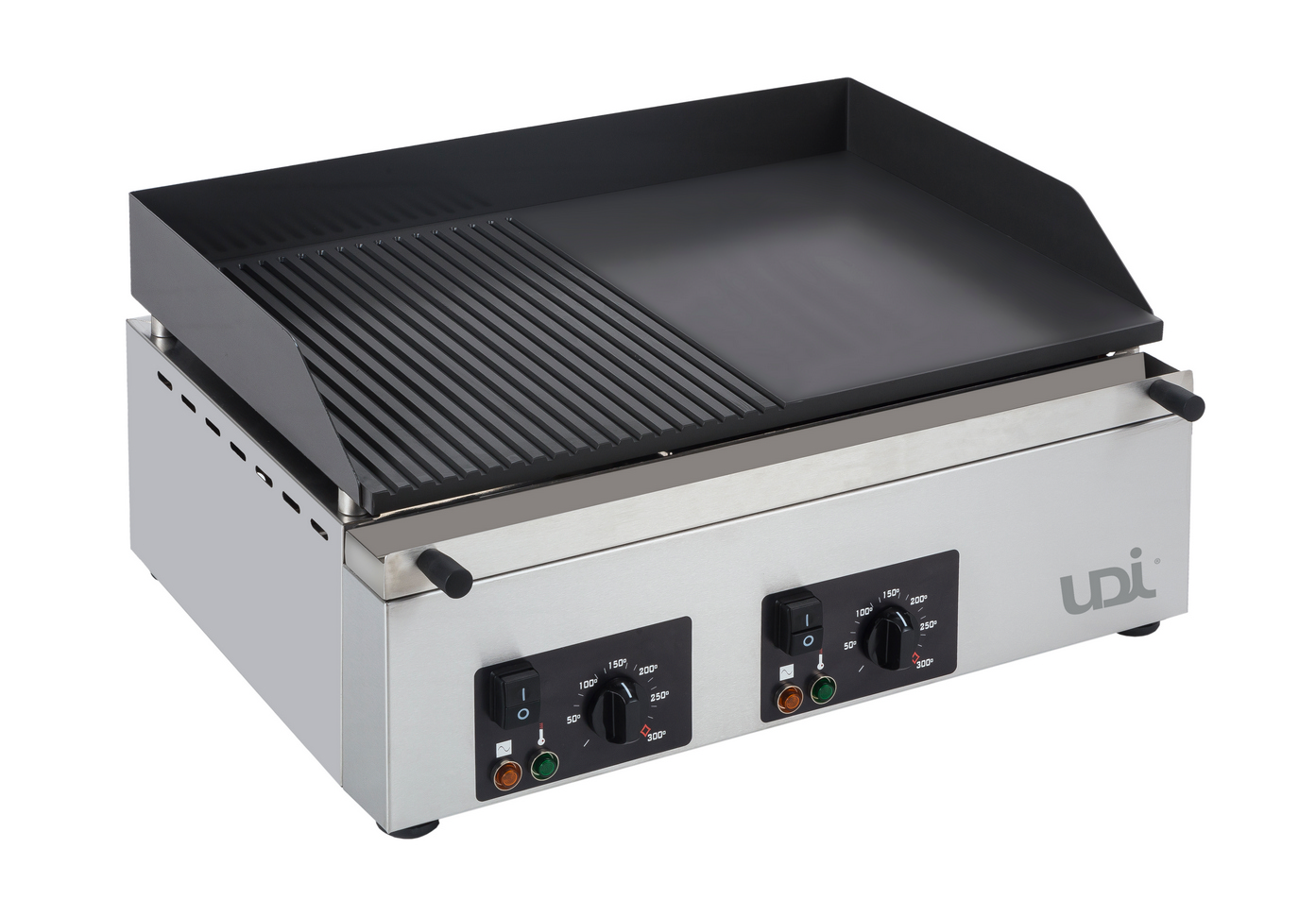 Chapa de Grelhar Elétrica Mista Aço Inox 600x460mm