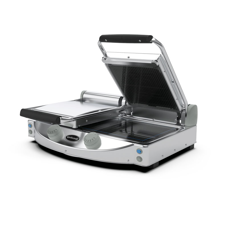 Grelhador de Contacto Duplo Vitrocerâmico 3.0kW
