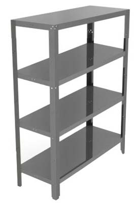 Estante Modular Lisa Inox 1400x400x1800mm