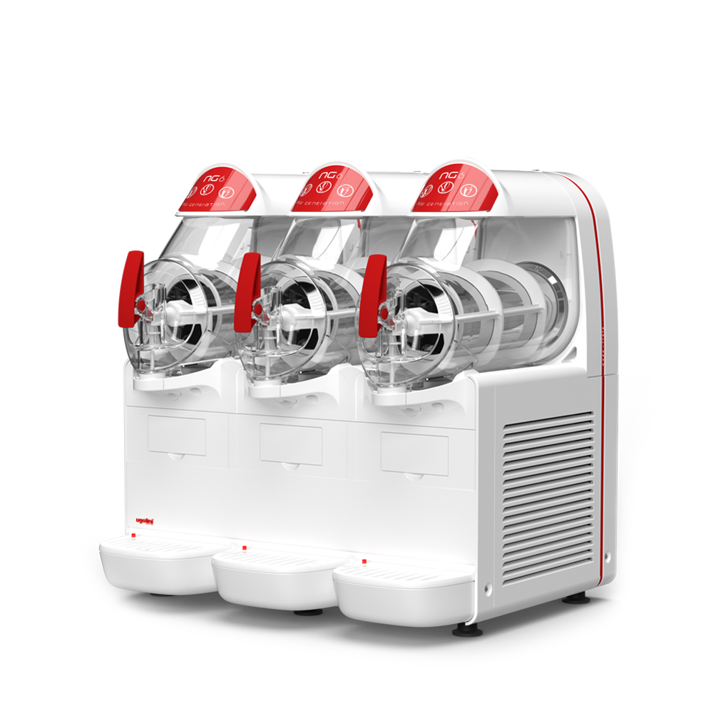 Máquina de Gelado e Granizado 3 Cubas 3x6L