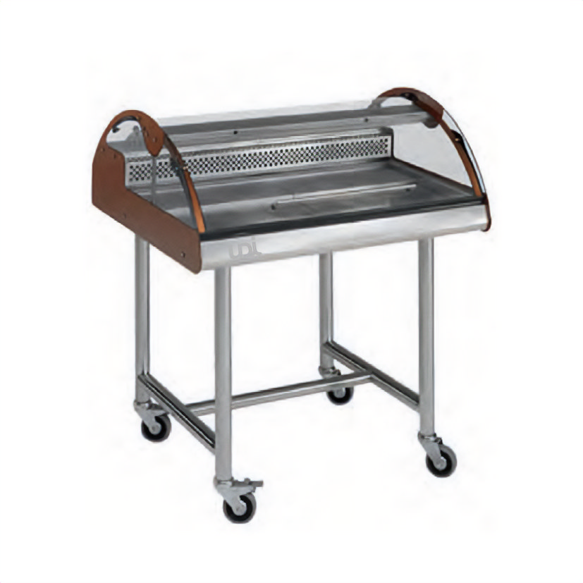 Carro de Suporte para Vitrine Refrigerada 715 mm