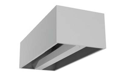 Hotte de Extração Central em Aço Inoxidável 2500x2200x600 mm