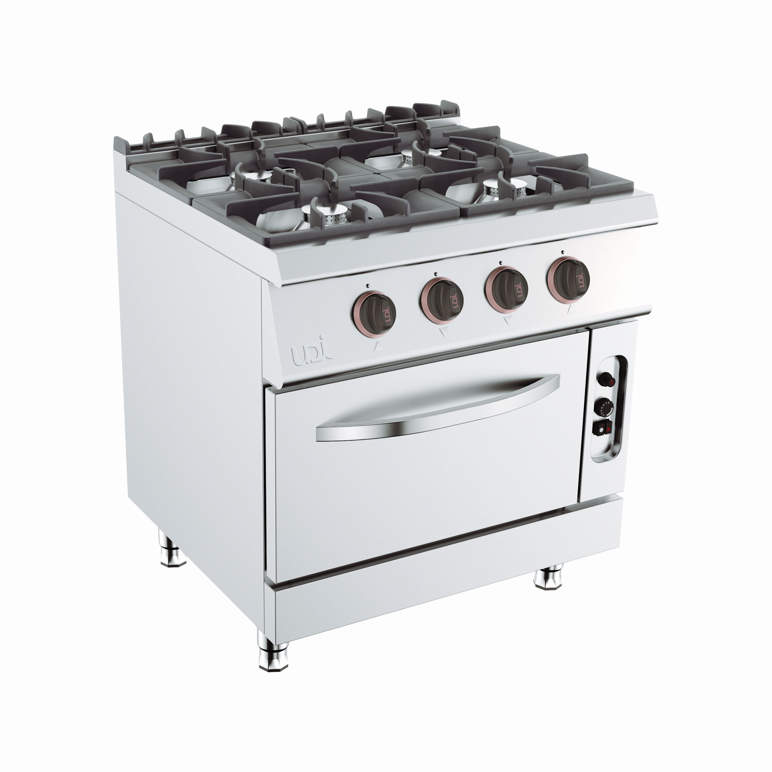 Fogão Gás Profissional Linha 700 c/ 4 Queimadores e Forno GN 2/1