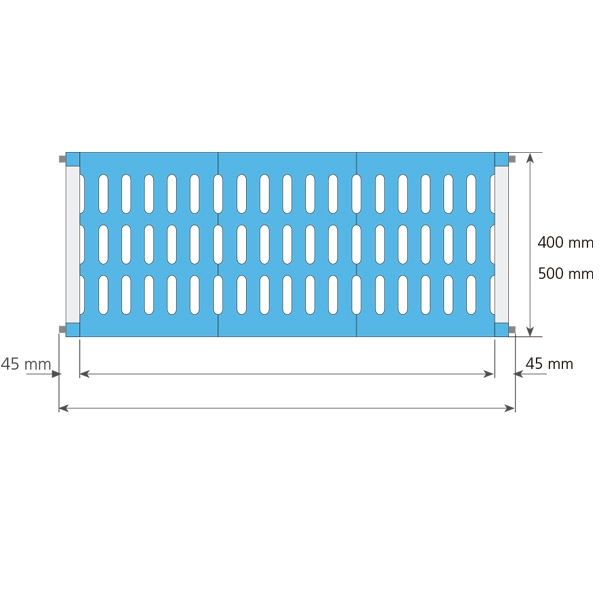 Longarina de Prateleira para Câmara Frigorífica 1000mm