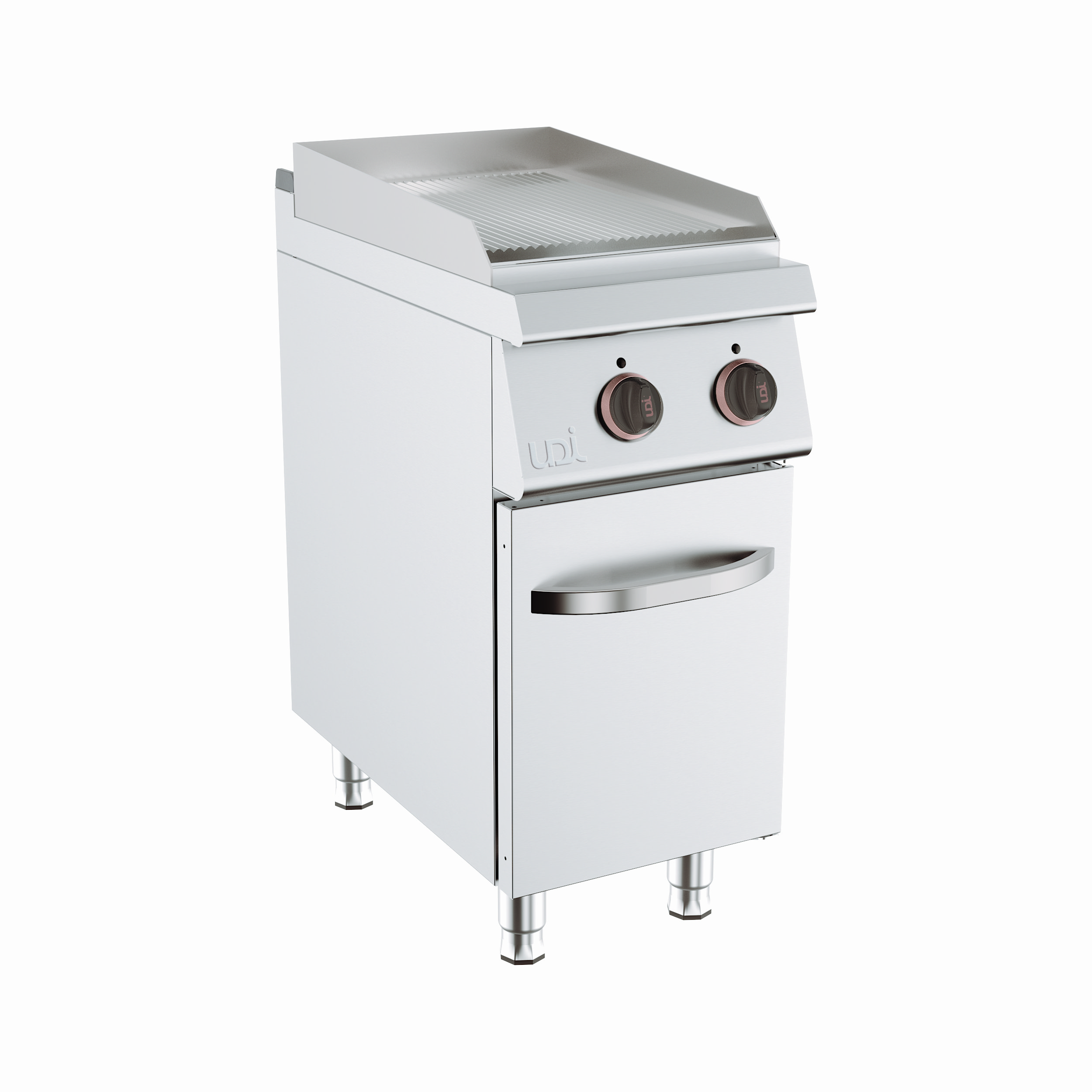 Fry-top Elétrico Nervurado Linha 700 Armário 400x730x900mm
