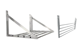 Móvel de Prateleiras Inox Dobrável 1000x450mm
