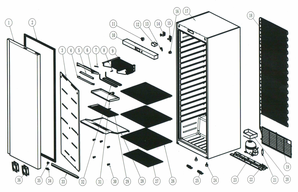 Congelador Profissional Vertical 306L Inox