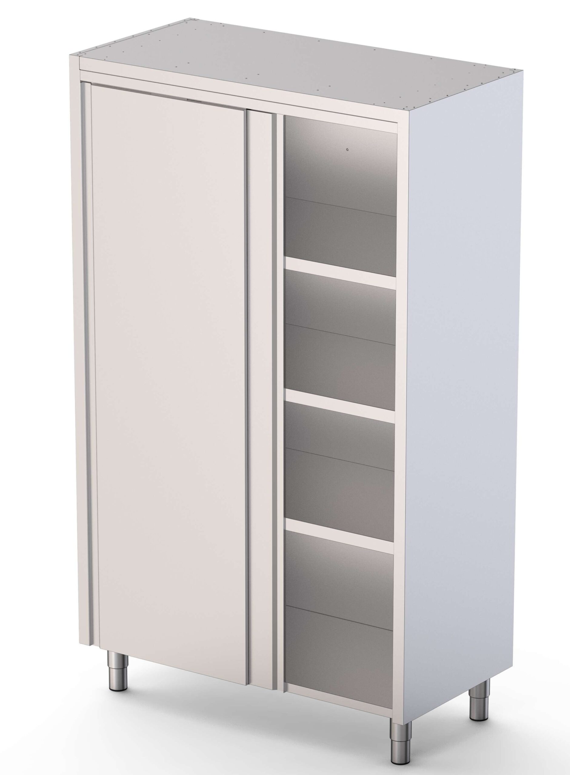 Armário Inox 2 Portas de Correr 1500x600x2000mm
