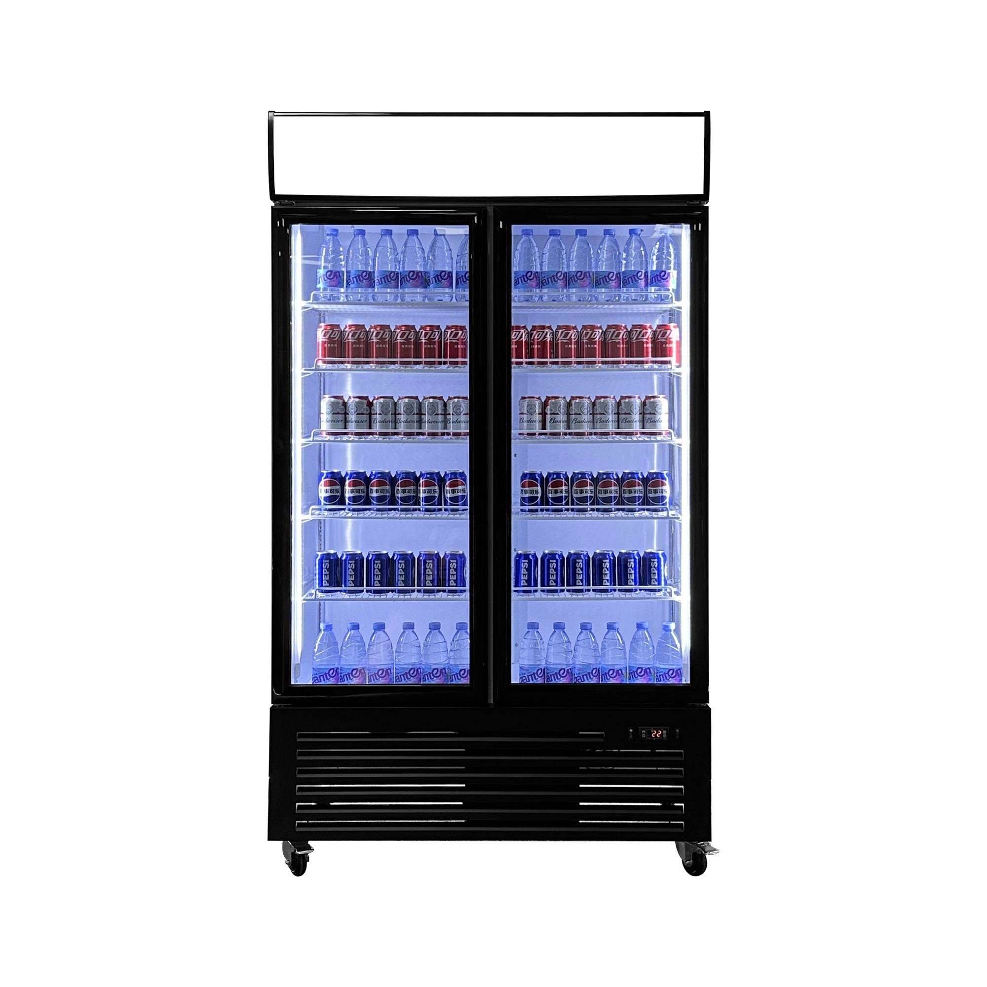 Vitrine Refrigerada Dupla Portas Deslizantes 900L