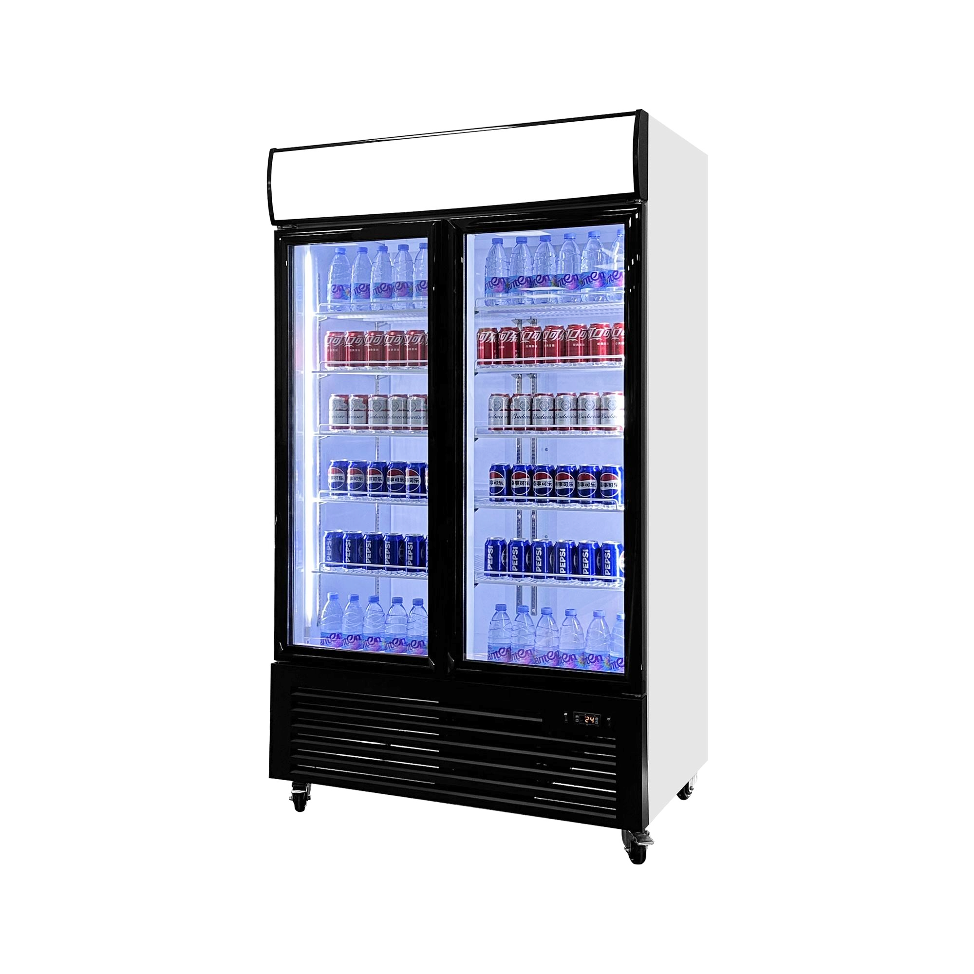 Vitrine Refrigerada Dupla Portas Deslizantes 900L