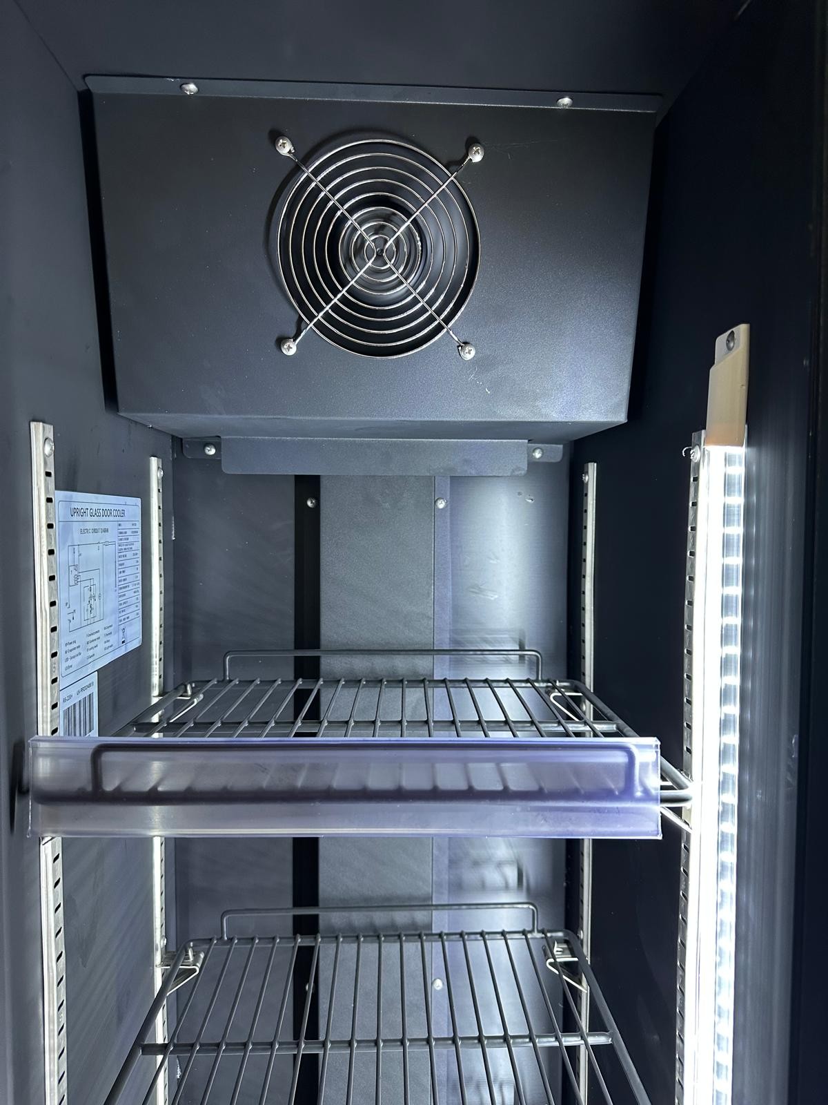 Armário Vitrine Frigorífico Slim 220L 0-10°C