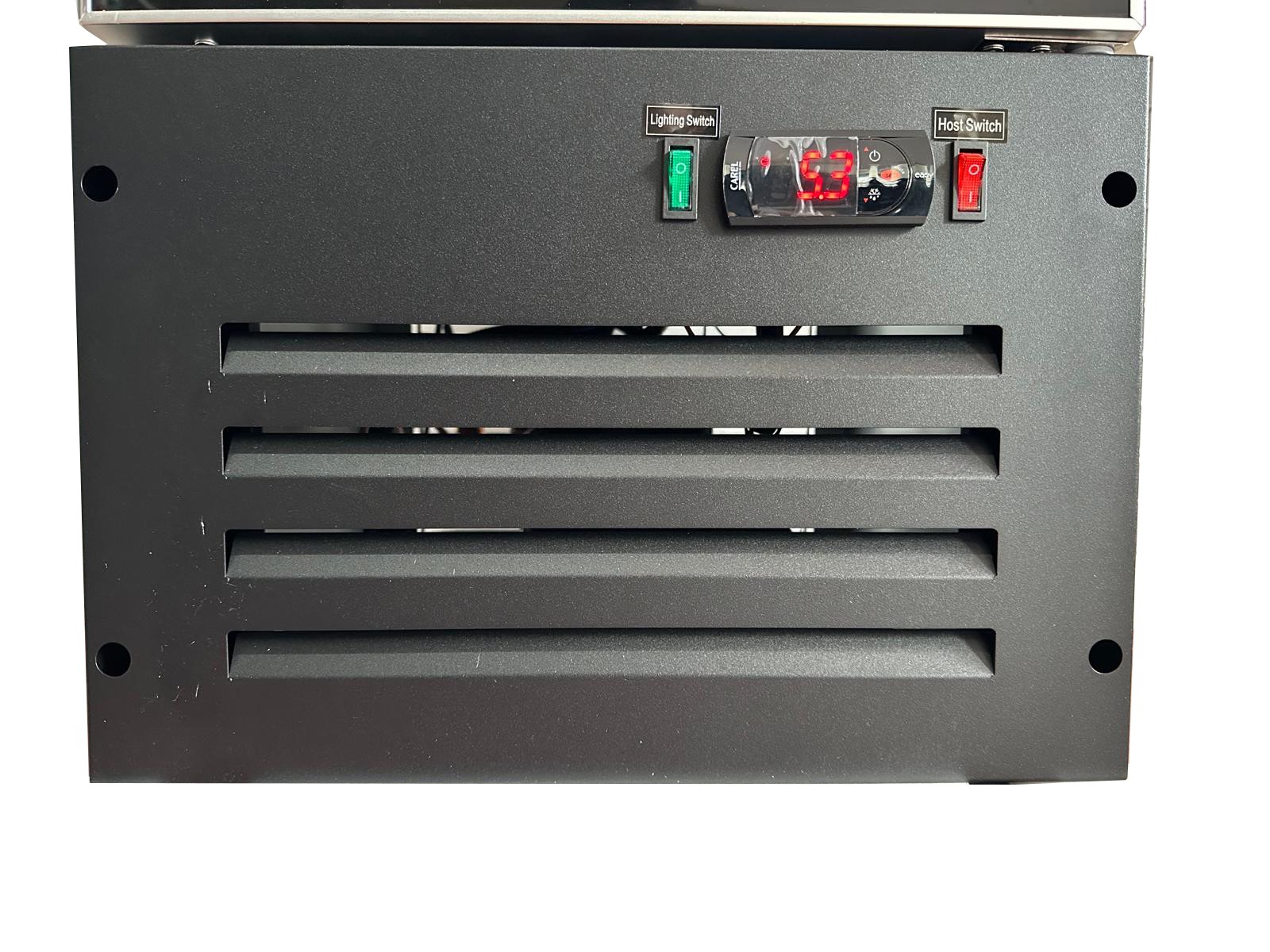 Armário Vitrine Frigorífico Slim 220L 0-10°C