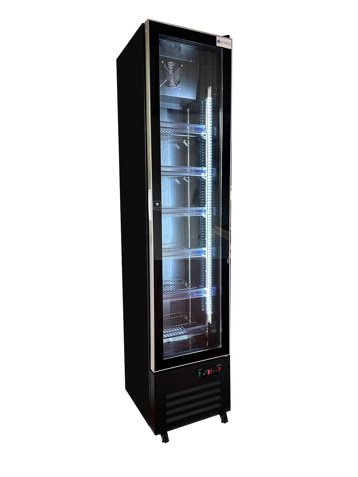 Armário Vitrine Frigorífico Slim 220L 0-10°C